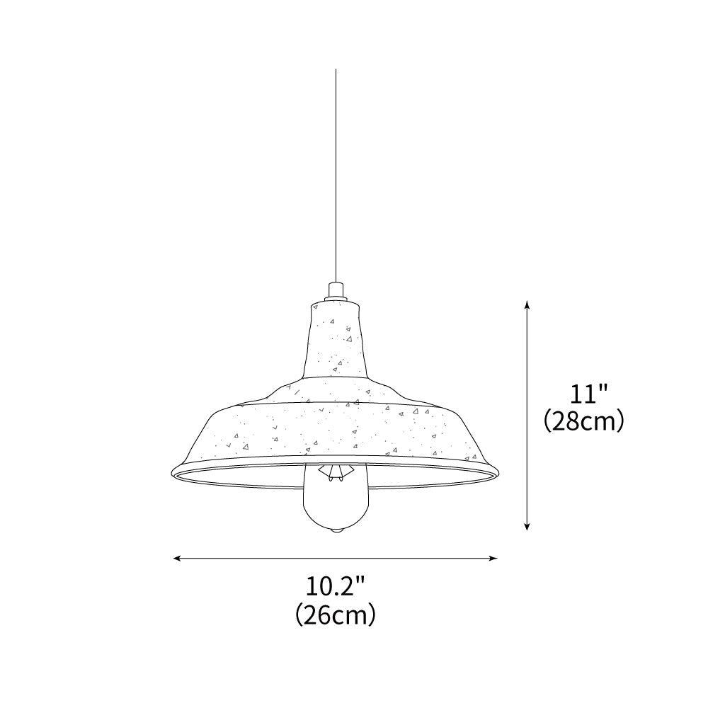 Earthen Bell Pendant Light 10.2