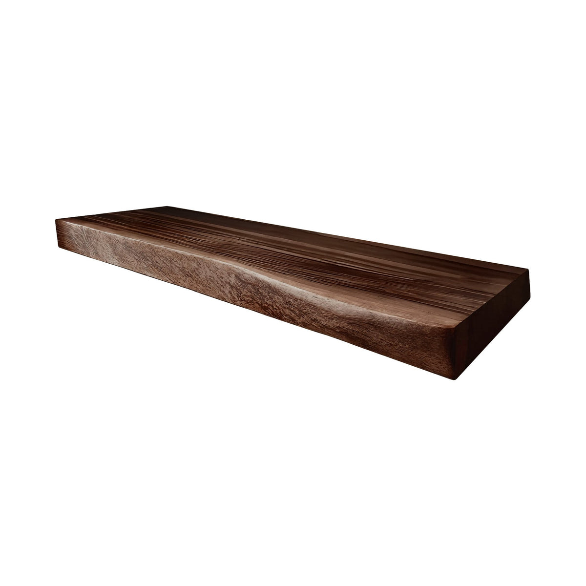Echra Rustic Handcrafted Solid Wood Floating Bathroom Vanity Slab