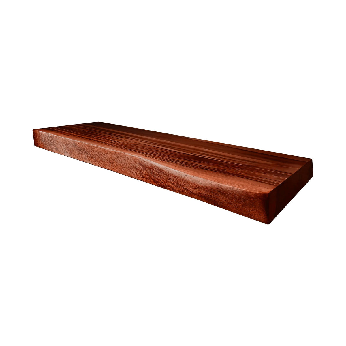 Echra Rustic Handcrafted Solid Wood Floating Bathroom Vanity Slab