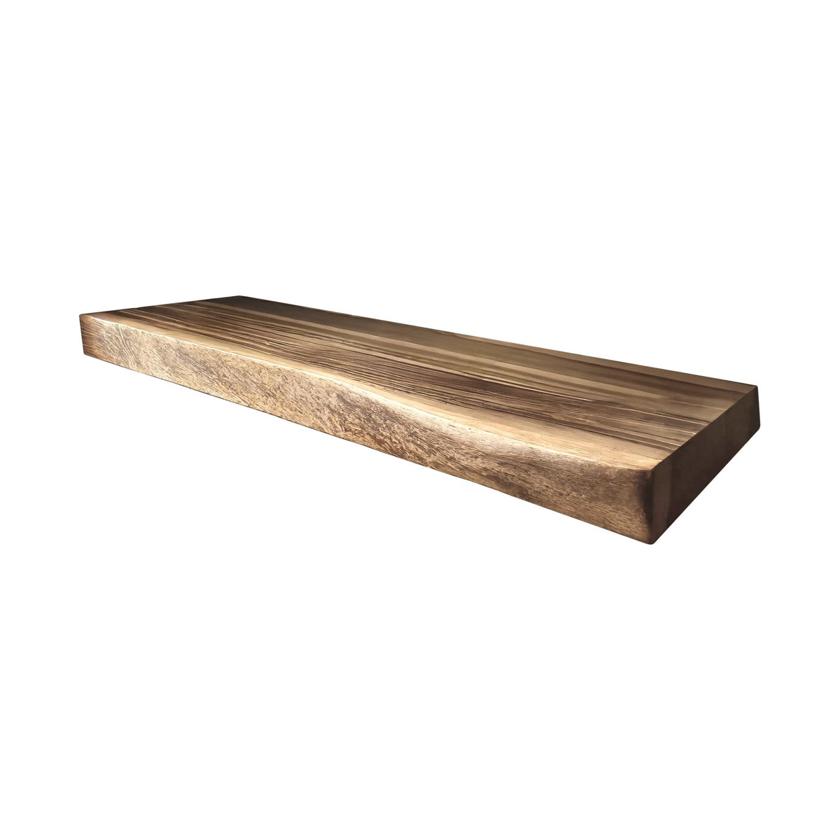 Echra Rustic Handcrafted Solid Wood Floating Bathroom Vanity Slab