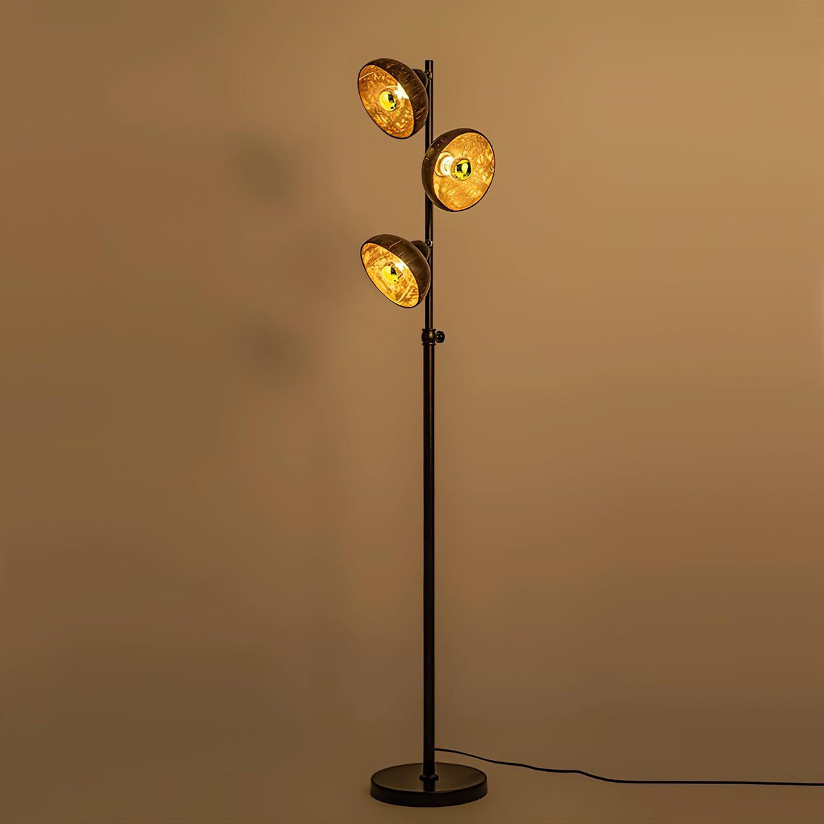 Eclipse Walnut Floor Lamp 11.8