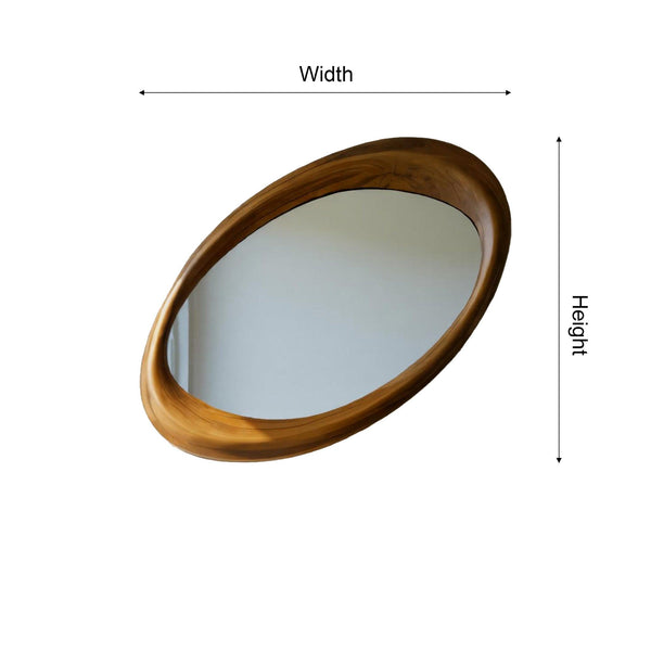 Eclipsera Artisan-Sculpted Solid Wood Mirror Frame