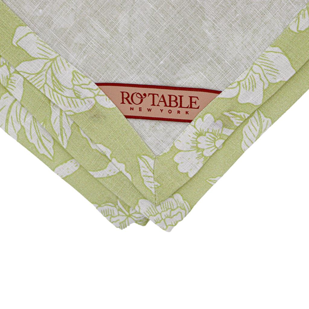 Eden Flora Parlour Premium Linen Tablecloth