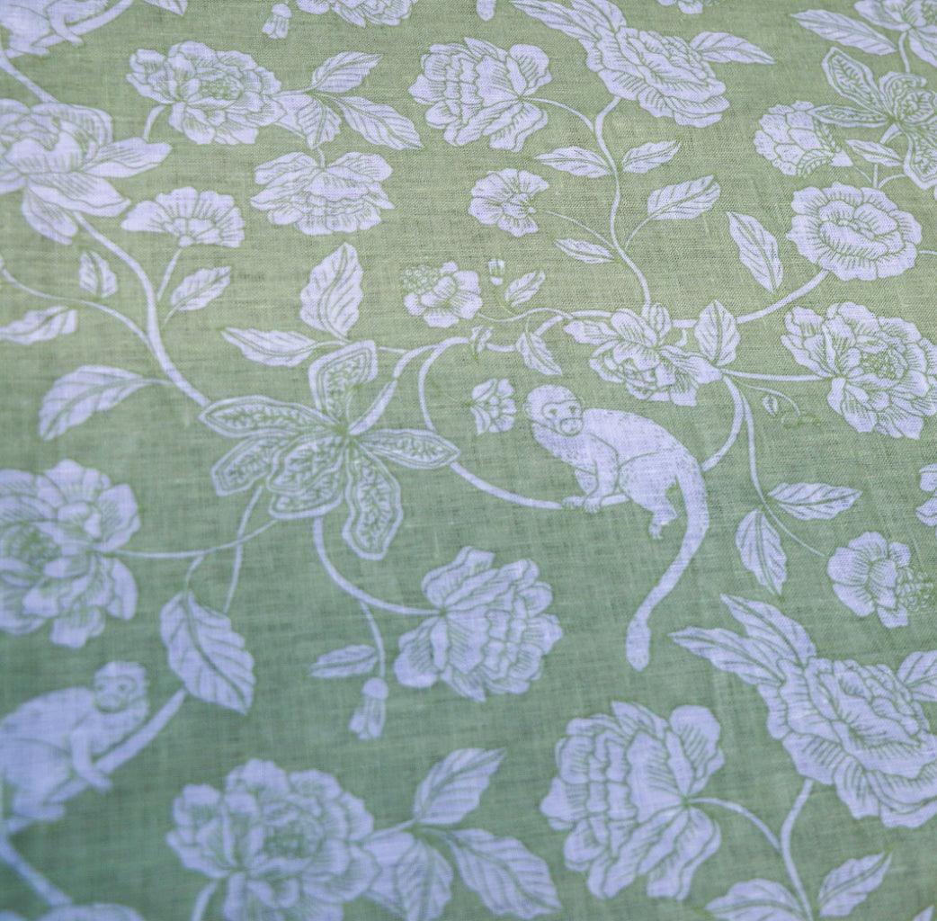 Eden Flora Parlour Premium Linen Tablecloth