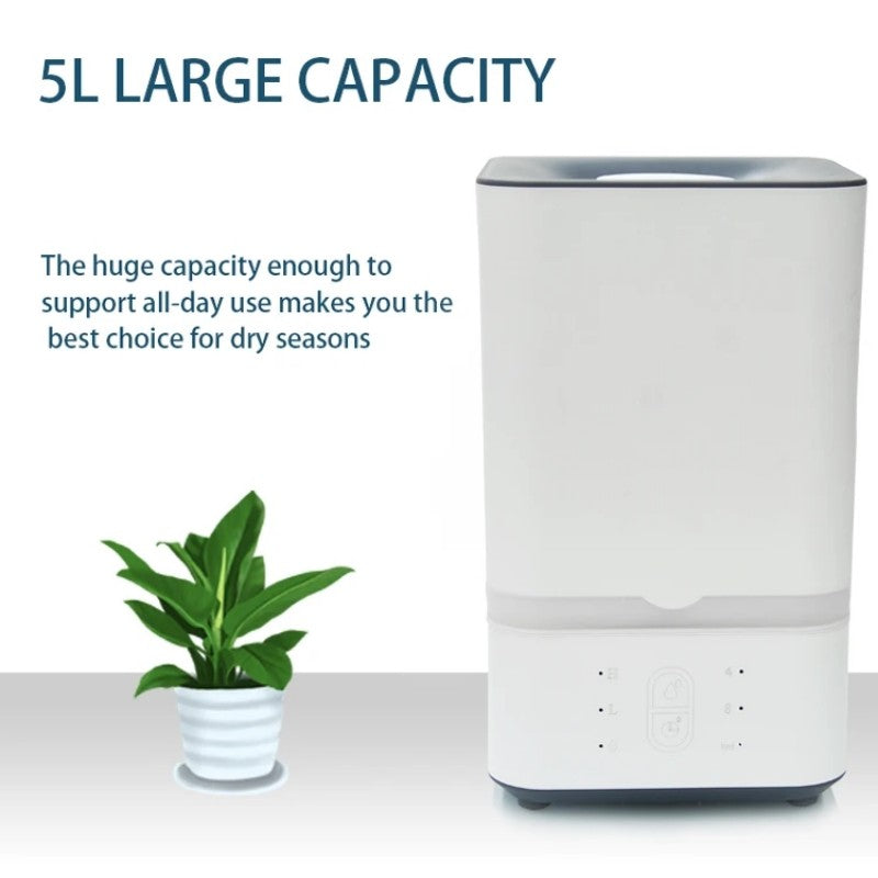 Large Capacity 5L High Life Touch Panel Cool Mist Ultrasonic Humidifier