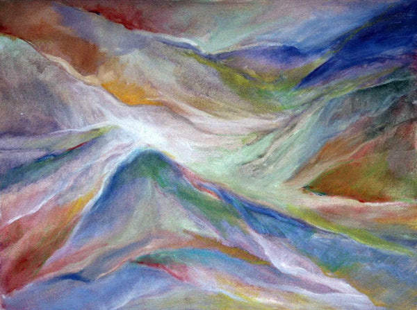 Elaine Binder - Blue Water (UNFRAMED) - Giclee on Museum Stretched Canvas - Gifts for You 'n Me