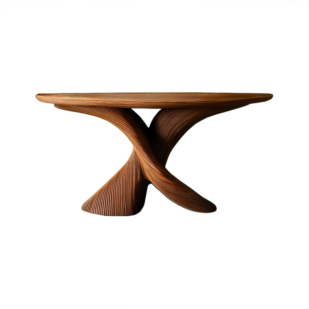 Elaris Sculptural Solid Wood Freestanding Bathroom Vanity