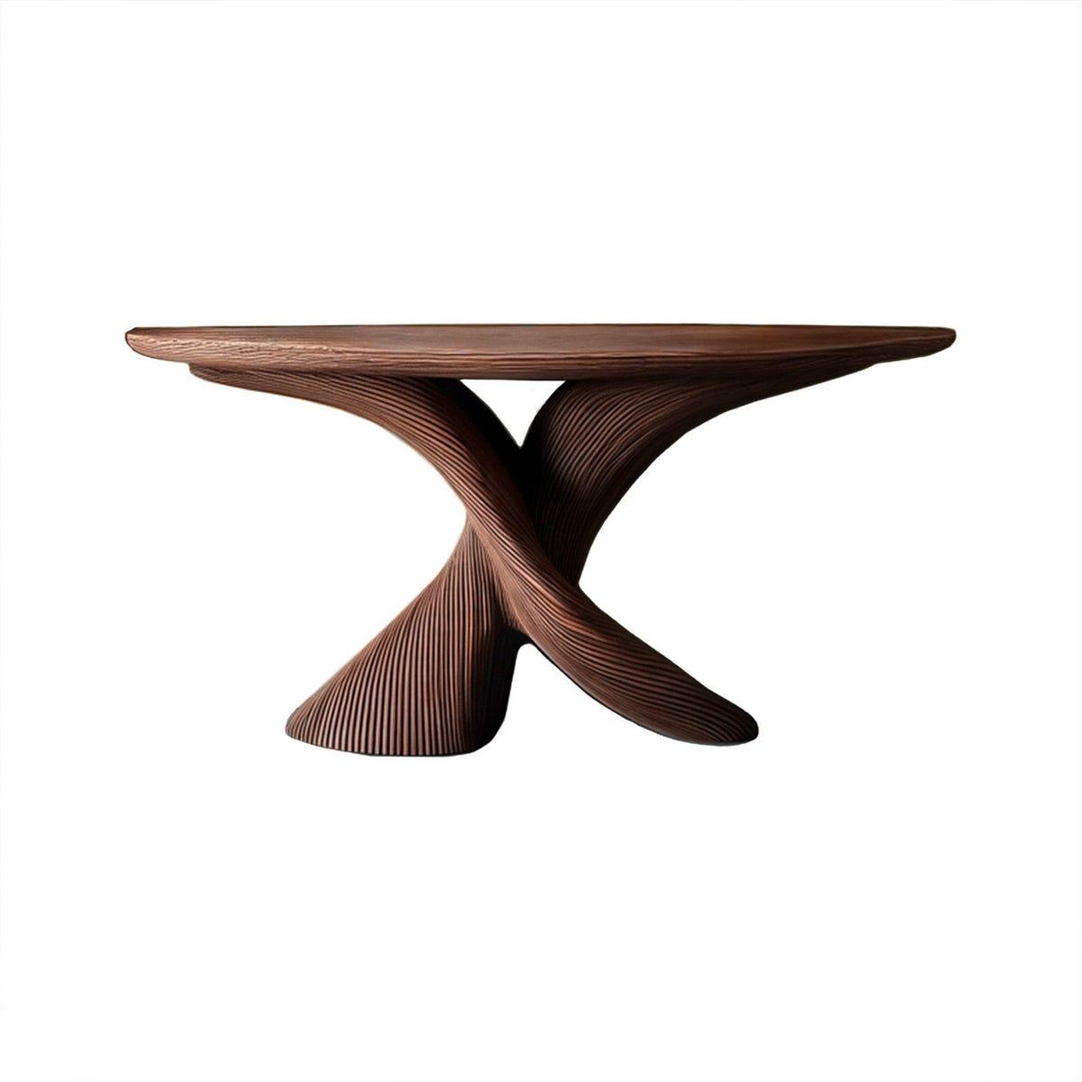 Elaris Sculptural Solid Wood Freestanding Bathroom Vanity
