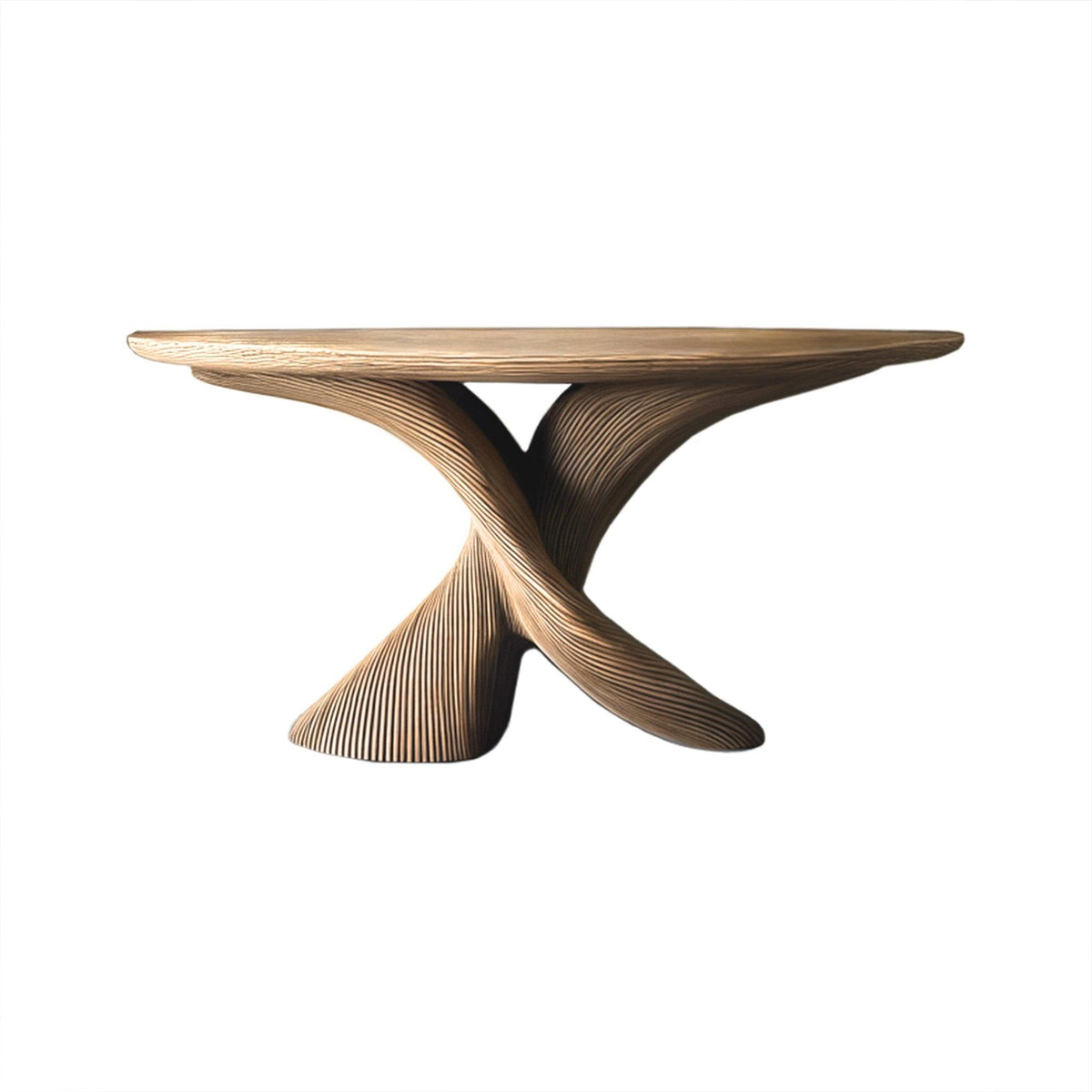 Elaris Sculptural Solid Wood Freestanding Bathroom Vanity