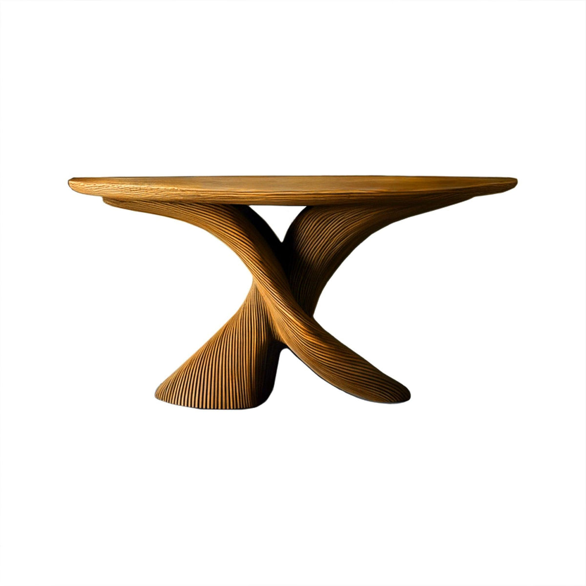 Elaris Sculptural Solid Wood Freestanding Bathroom Vanity