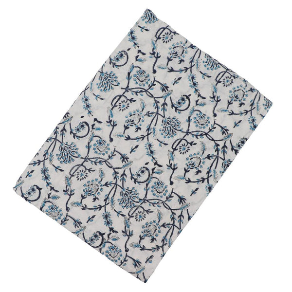 Eleanor Royal Blue Organic Cotton Tablecloth