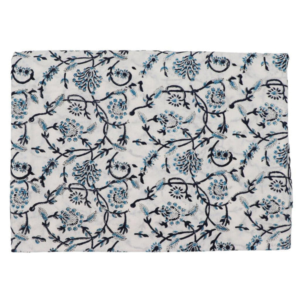Eleanor Royal Blue Organic Cotton Tablecloth