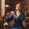 Electronic Wind Instrument Synthesizer Rechargeable Digital Saxophone-Black