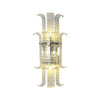 Elegant Murano Leaf Shape Glass Wall Sconce