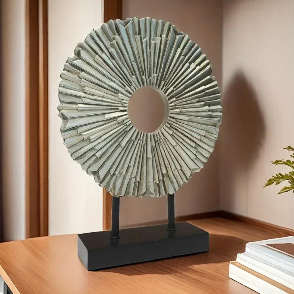 Elegant Golden Sunflower Tabletop Figurine
