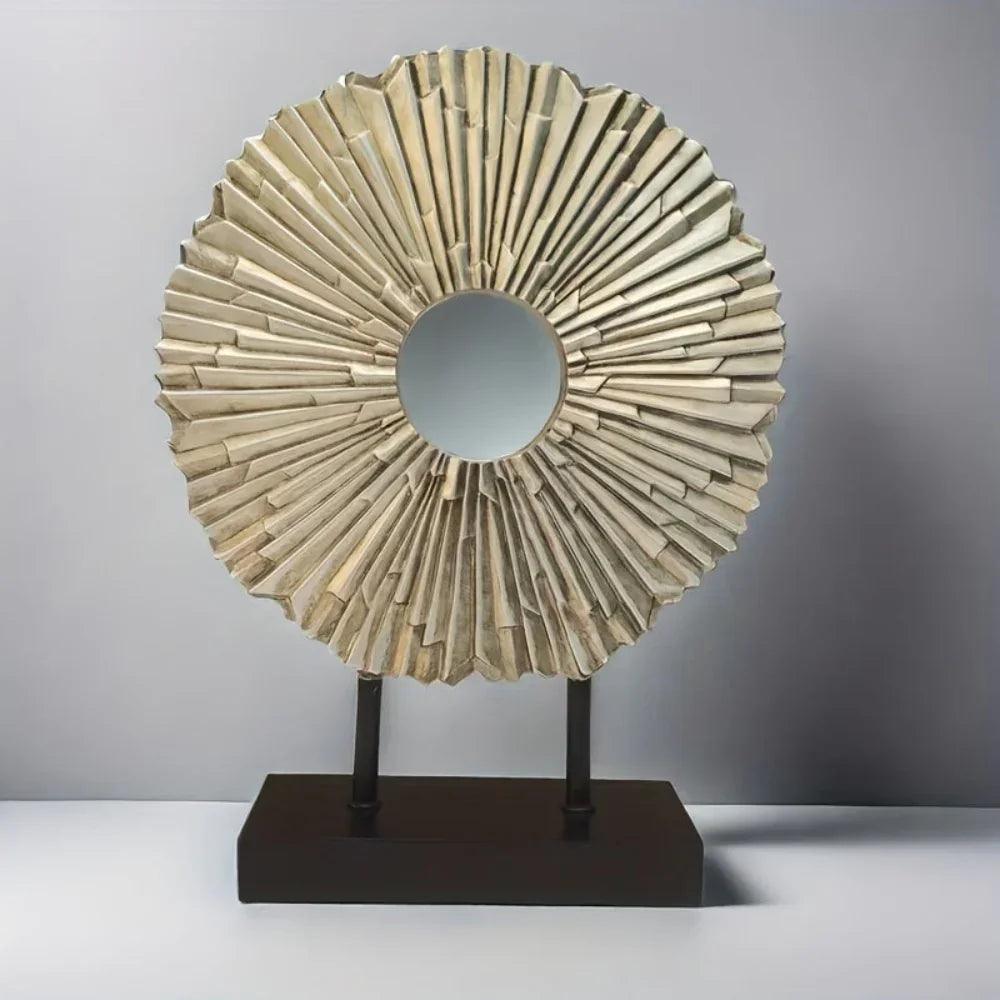 Elegant Golden Sunflower Tabletop Figurine