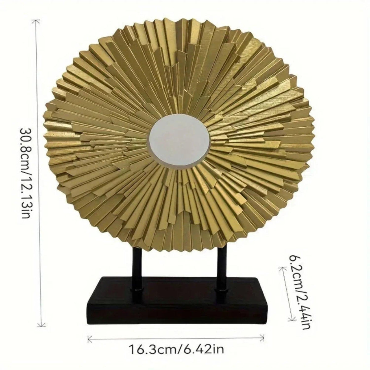 Elegant Sunflower Tabletop Figurine