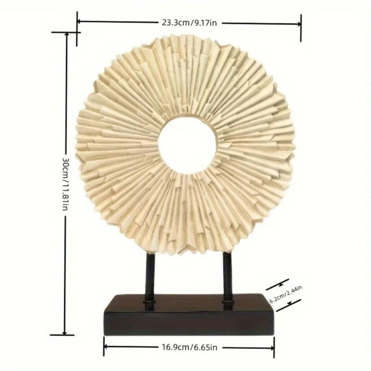 Elegant Sunflower Tabletop Figurine