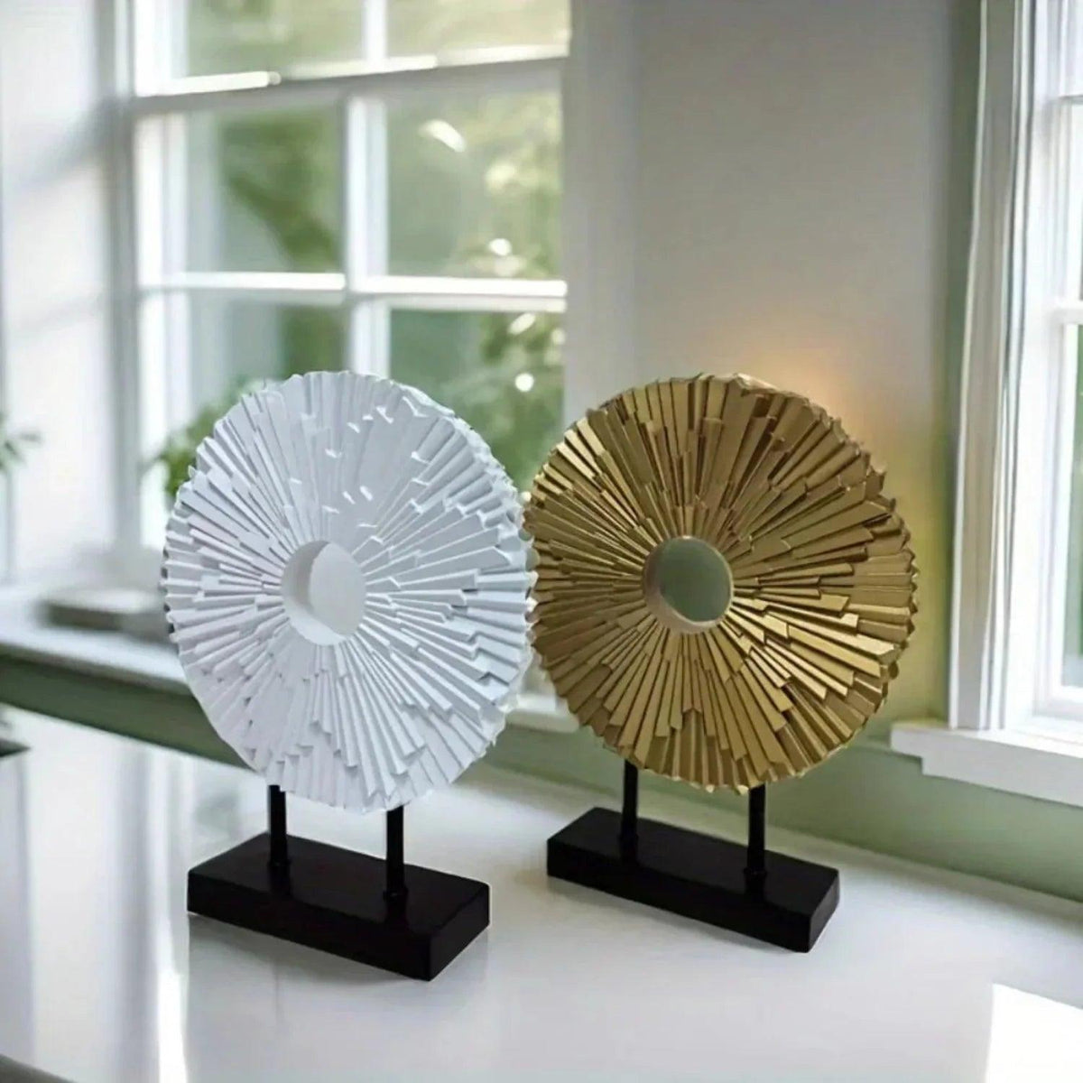 Elegant Sunflower Tabletop Figurine