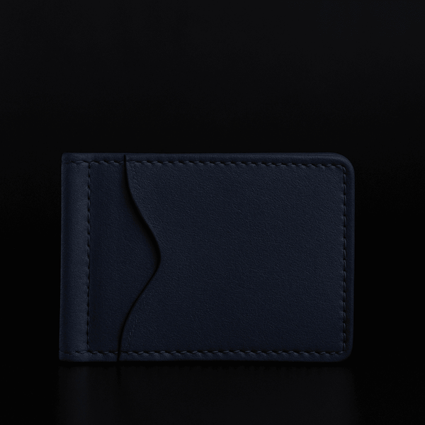 The Pinnacle Wallet - Cognac Slim Money Clip Pebble Grain Leather Wallet