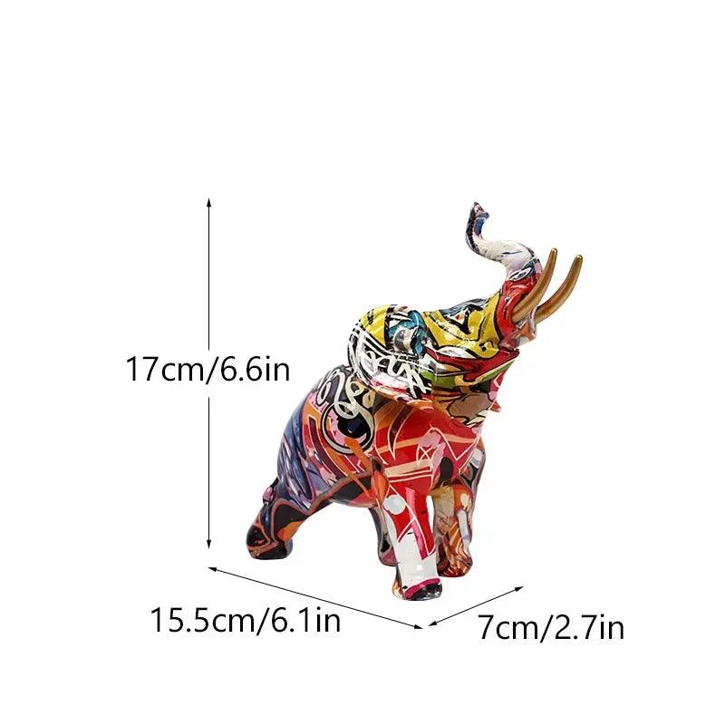 Elephant Sculpture - Modern Street Art Figurine