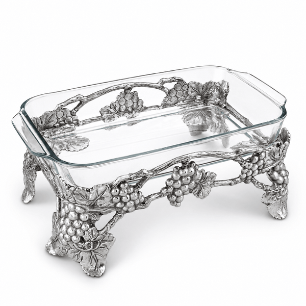 Elevated Grape Pyrex Holder 3qt