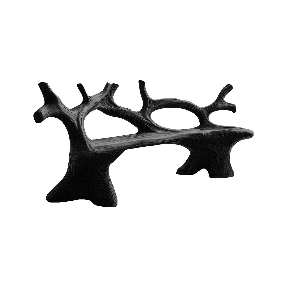 Elmwave Handcrafted Live Edge Outdoor Bench