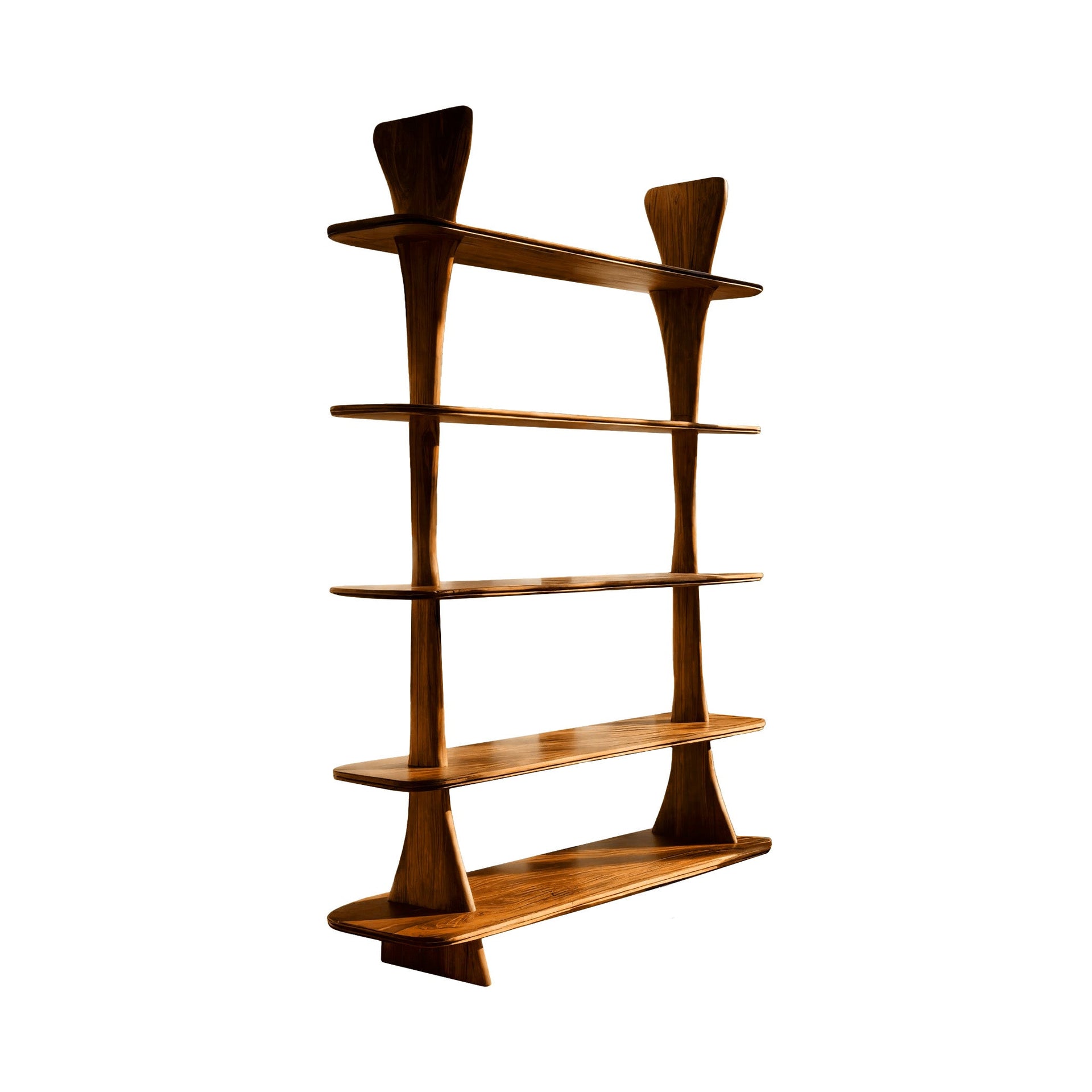 Elvryn Spire Solid Wood Bookshelf