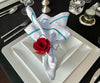 Personalized Wedding Napkins - LE Light Blue / Set of 25