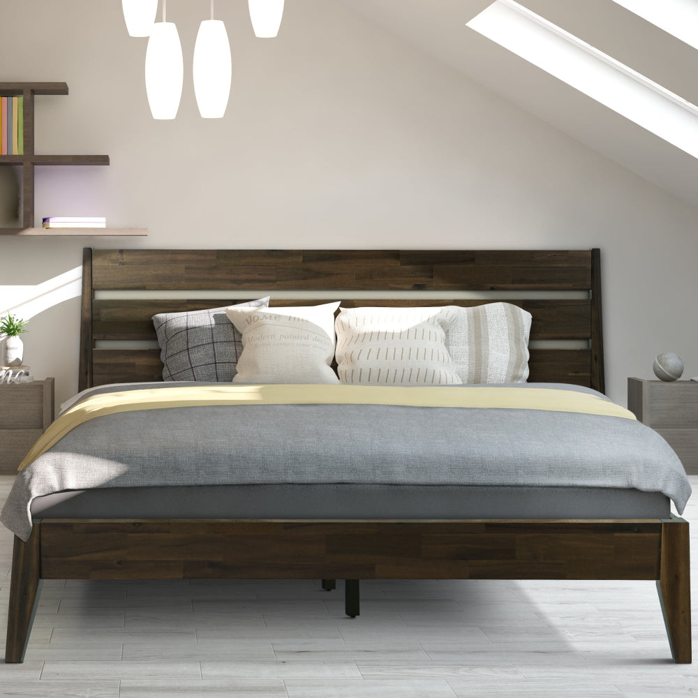 Acacia Emery Deluxe Wood Platform Bed Frame
