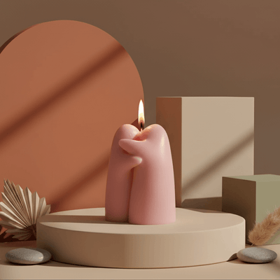 Emotional Support Candle | Sculptural Soy Wax Comfort Gift