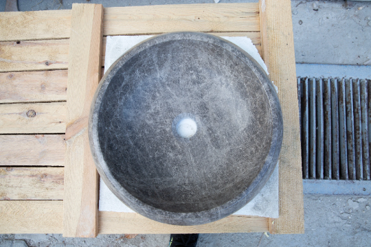 Emperador Brown Natural Stone Marble Vessel Sink Polished  (D)16