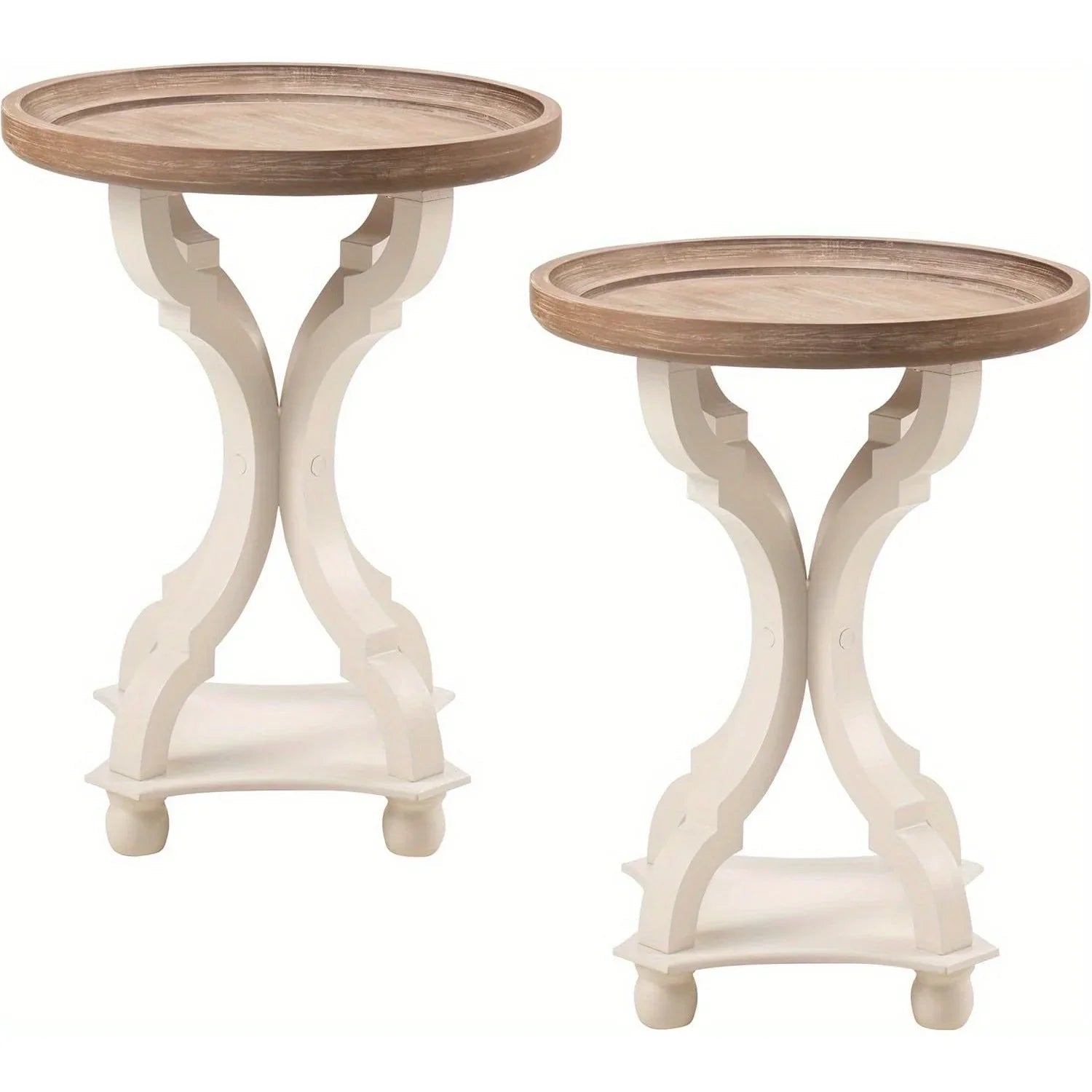 End Table - Handcrafted Natural Concave