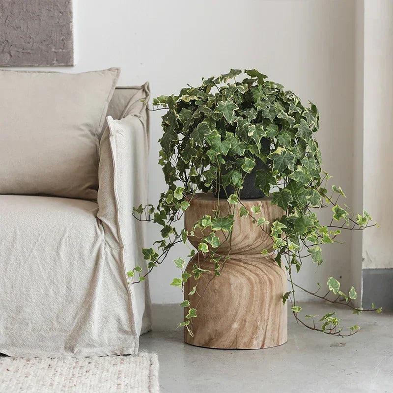 End Table - Round Wooden Small