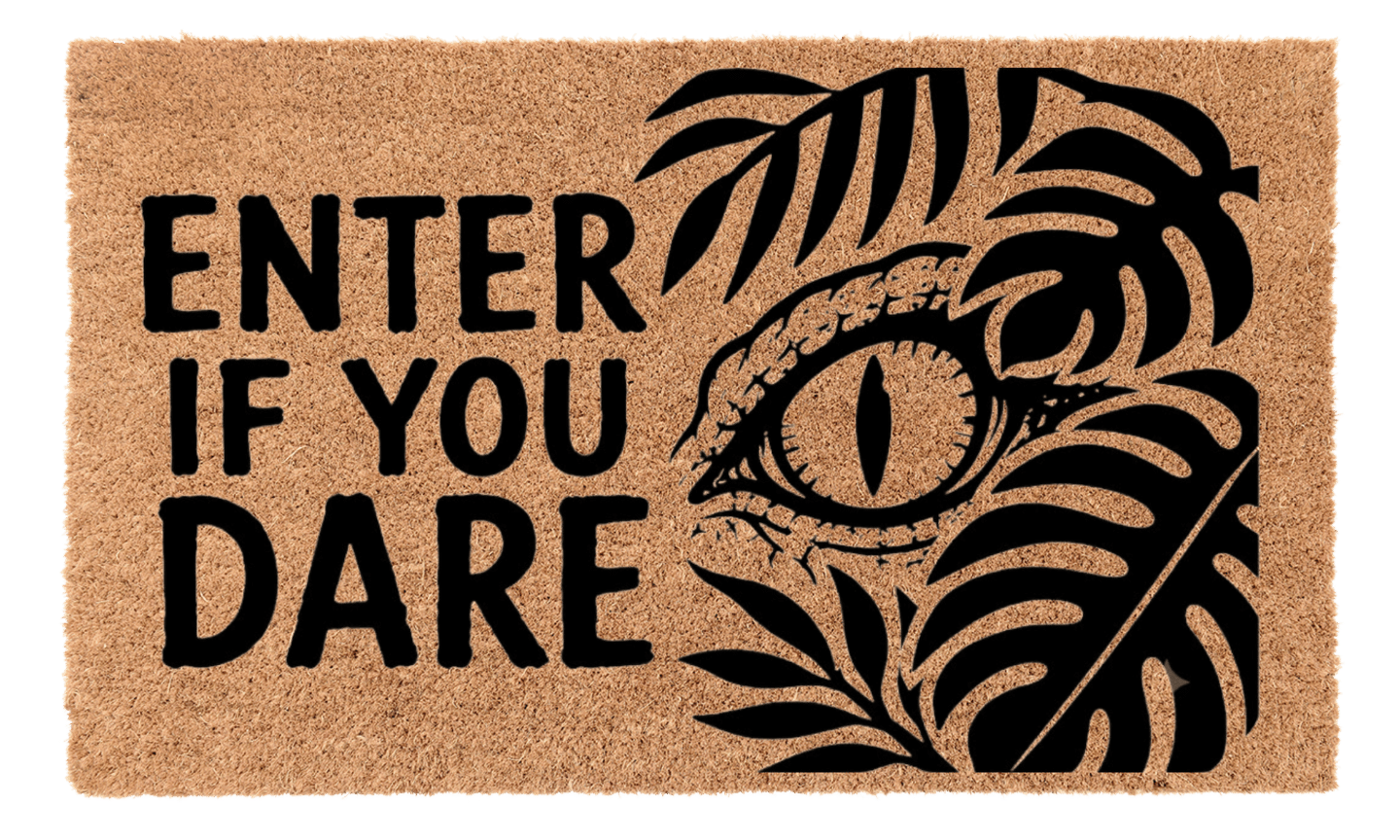 Enter if You dare Coir Mat