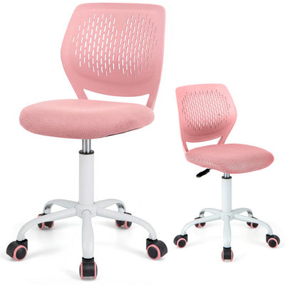 Ergonomic Children Study Chair with Adjustable Height-Light Pink