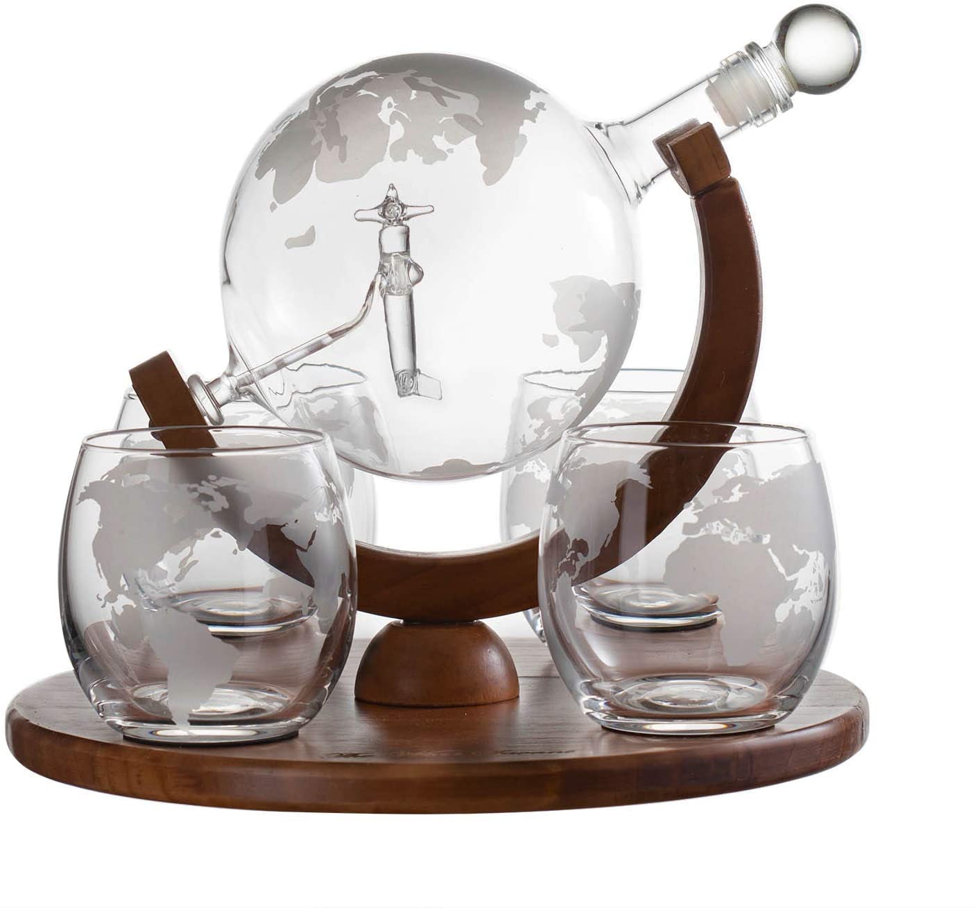Etched_World_Decanter_whiskey_Globe_-_The_Wine_Savant_Whiskey_Gift_Set_Globe_Decanter_with_Antique_Airplane_Whiskey_Stones_and_4_World_Map_Glasses_Pilot_Gift_-_Alcohol_Related_Gift_HOME_BAR_DECOR8845145374780The_Wine_Savant46820136550460 - Gifts for You 'n Me - www.giftsforyounme.com