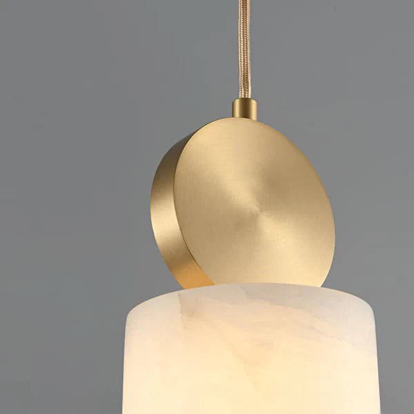 Etruscan Alabaster Pendant Light