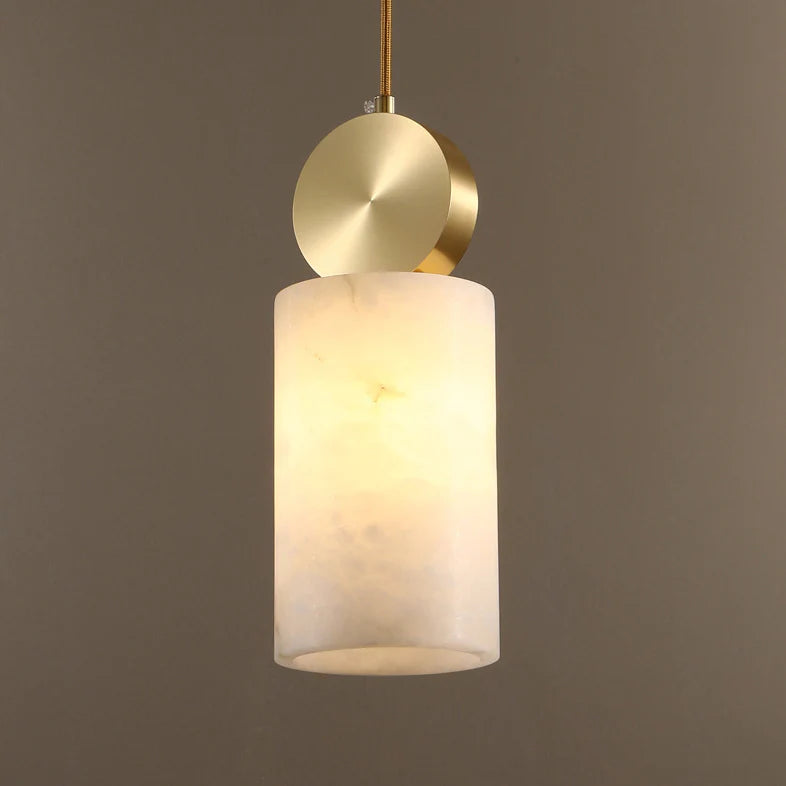 Etruscan Alabaster Pendant Light