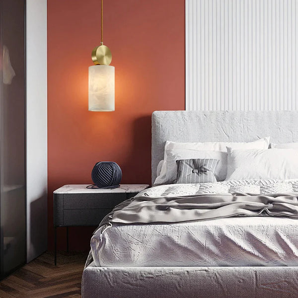 Etruscan Alabaster Pendant Light