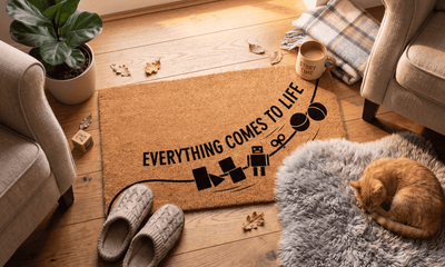 Everything Comes to Life Coir Mat