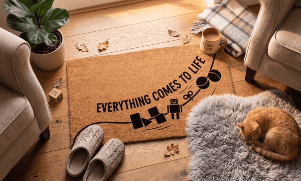 Everything Comes to Life Coir Mat