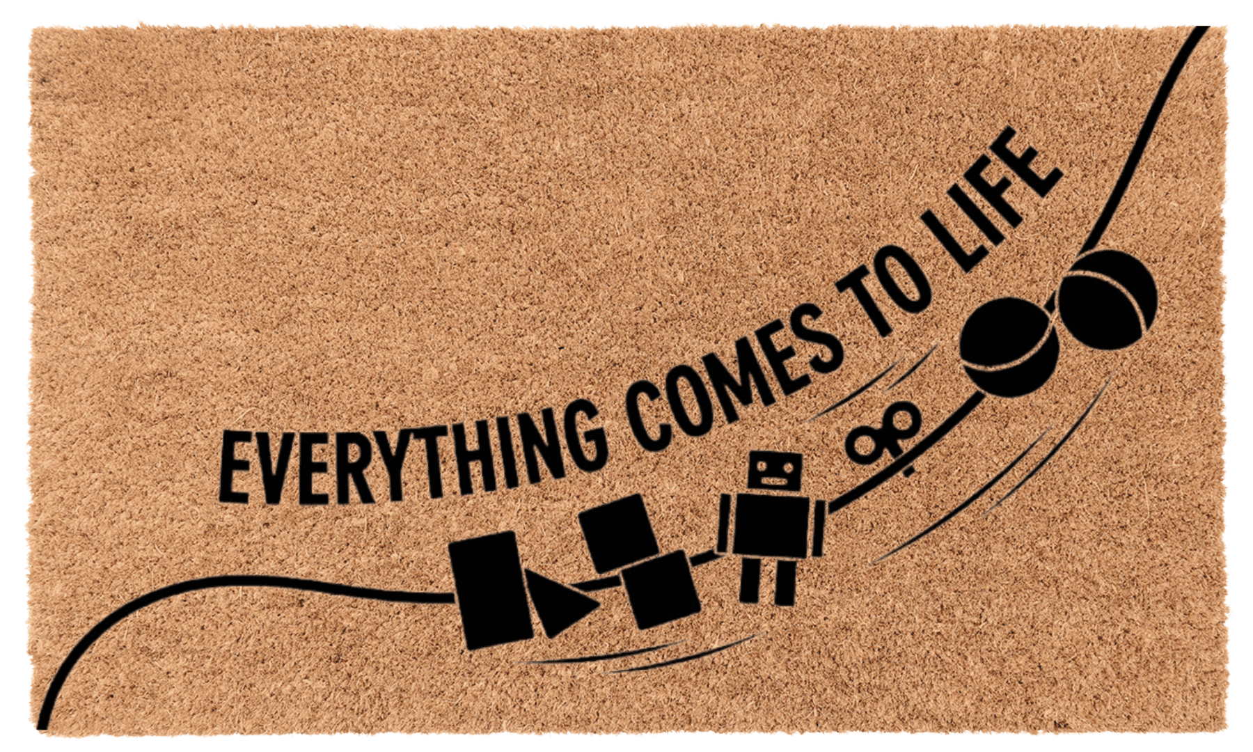 Everything Comes to Life Coir Mat