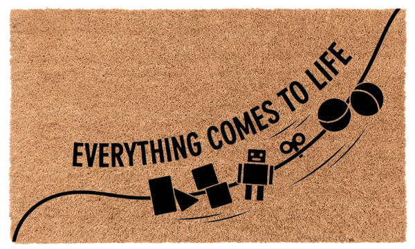 Everything Comes to Life Coir Mat