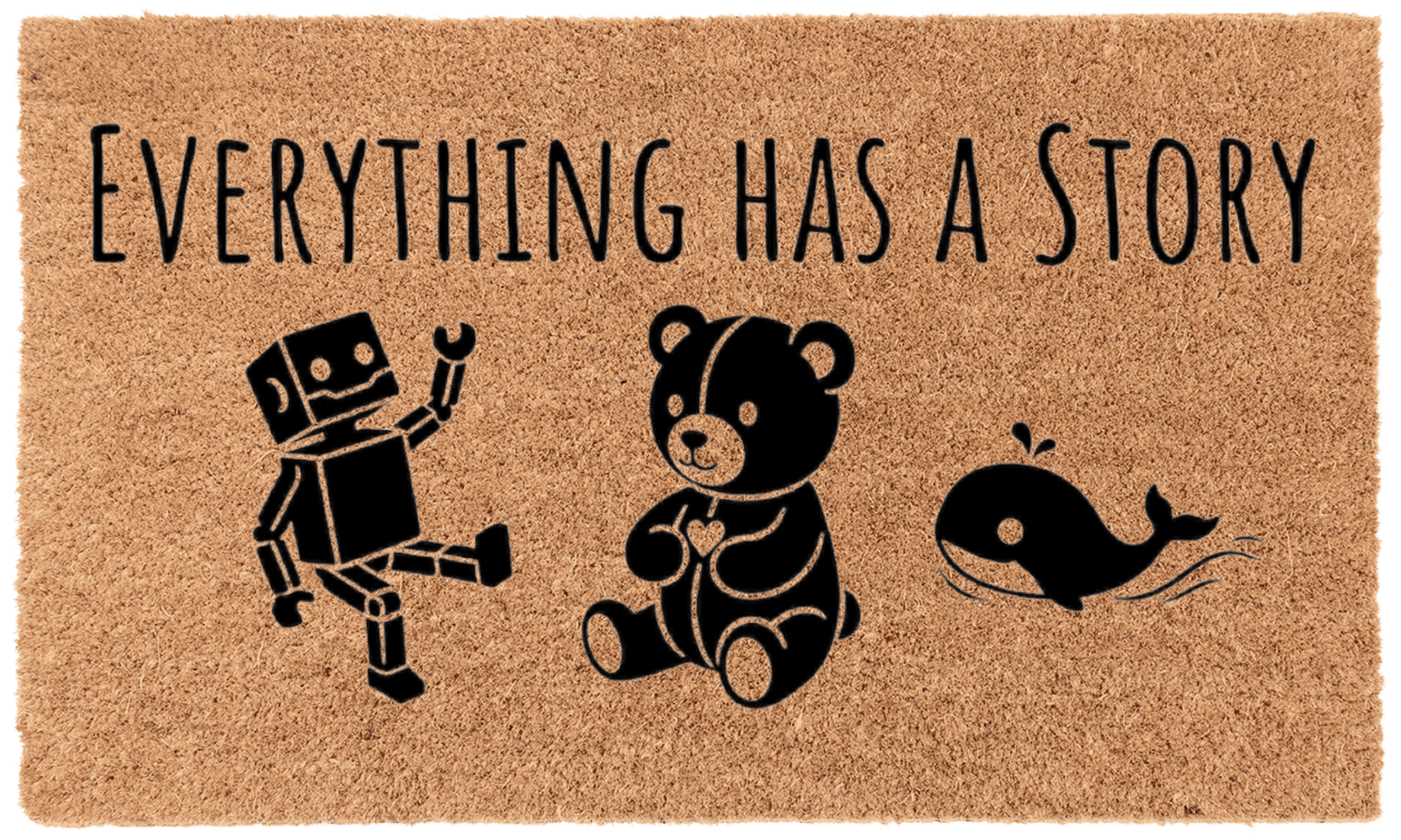 Everything Has a Story Coir Mat