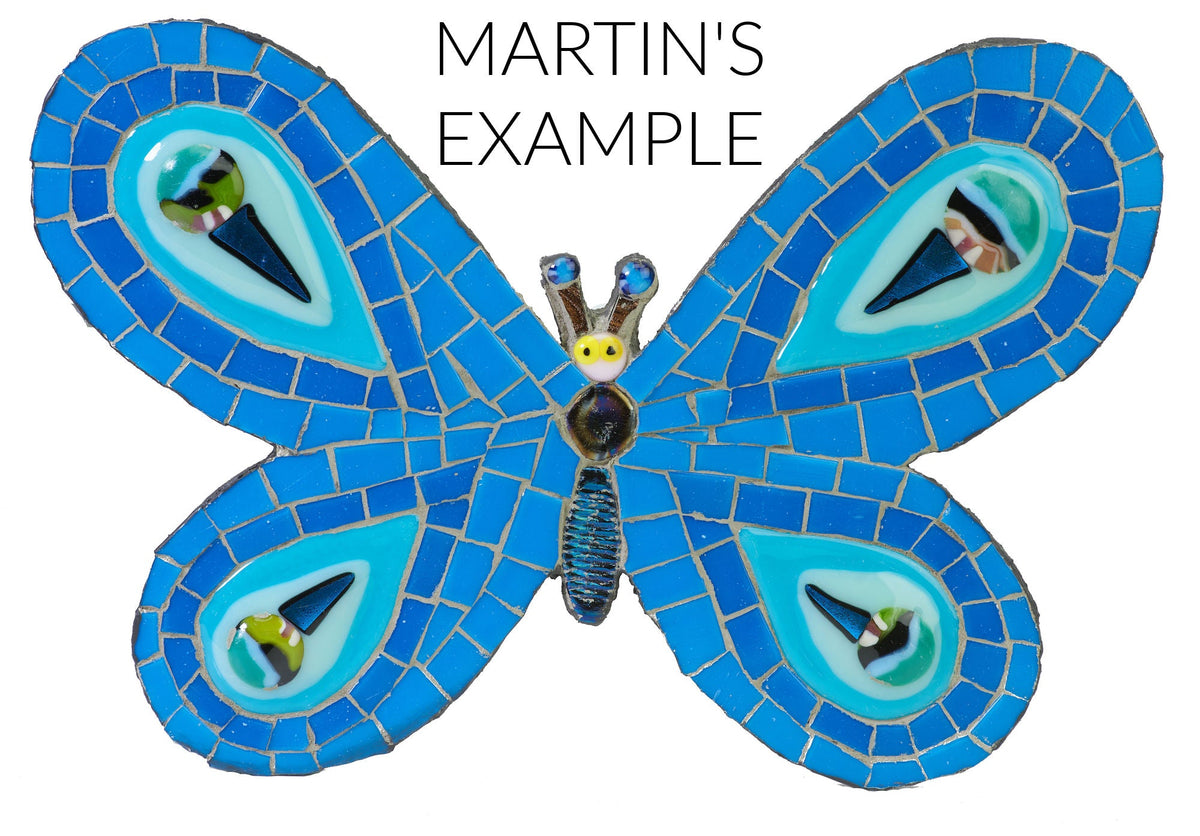 Butterfly - Blue Mosaic Kit