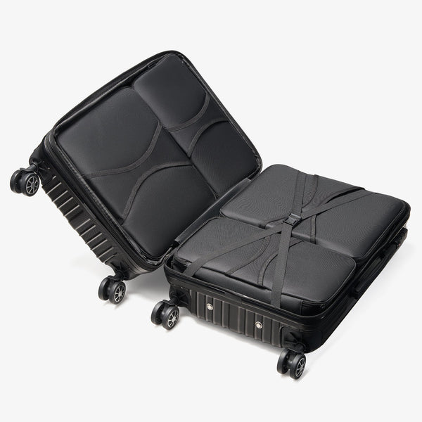 Wine Bottle Suitcase | Holds 10 Standard 750 ML Size Bottles | Expandable Removable Travel Bags, Universal Airplane Luggage Case, TSA Approved Wheeled Bag, Gift For Wine Lovers & Connoisseurs (23 IN)