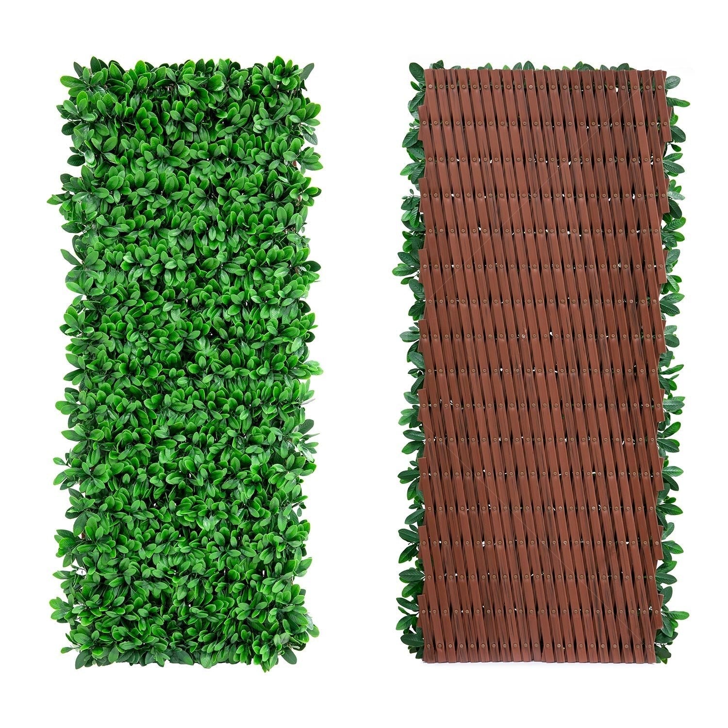 English Laurel Expandable Artificial Trellis Privacy Screen – UV Resistant