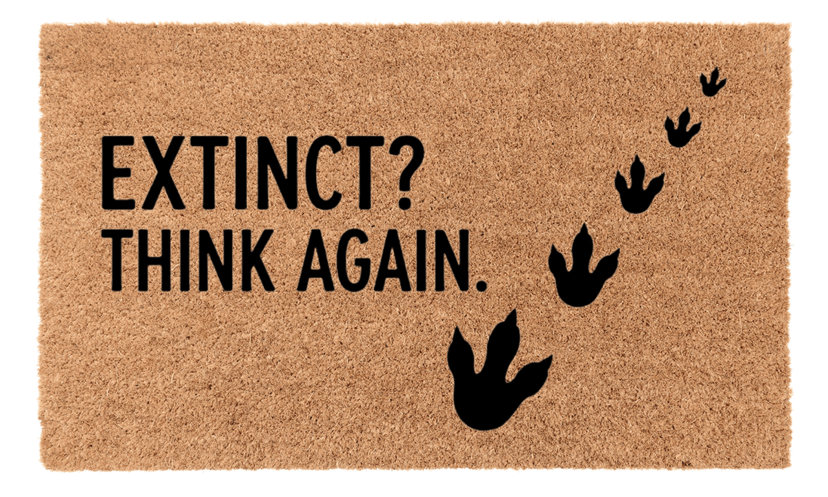 Extinct Think Again Coir Mat