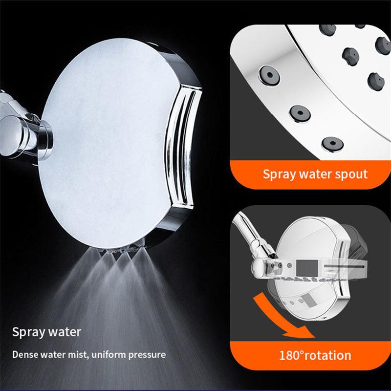 multi-function shower top spray rotating shower head four modes